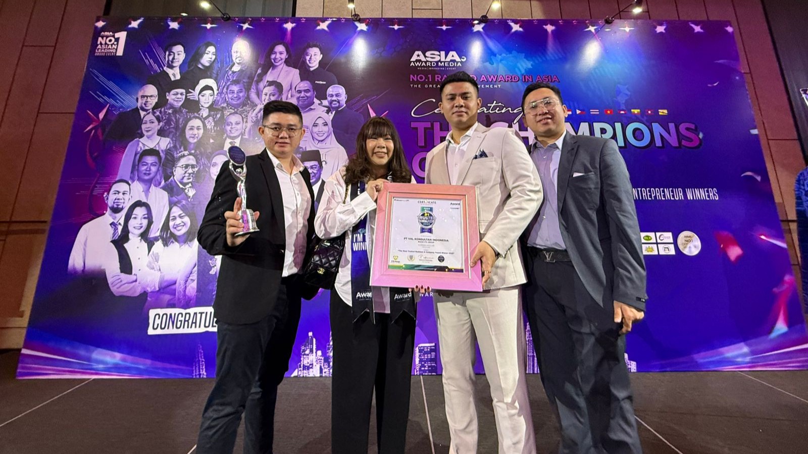 From Indonesia to Asia: Val The Consultant Recognized in Kuala Lumpur, Malaysia as Asia’s Most Trusted Business 2025