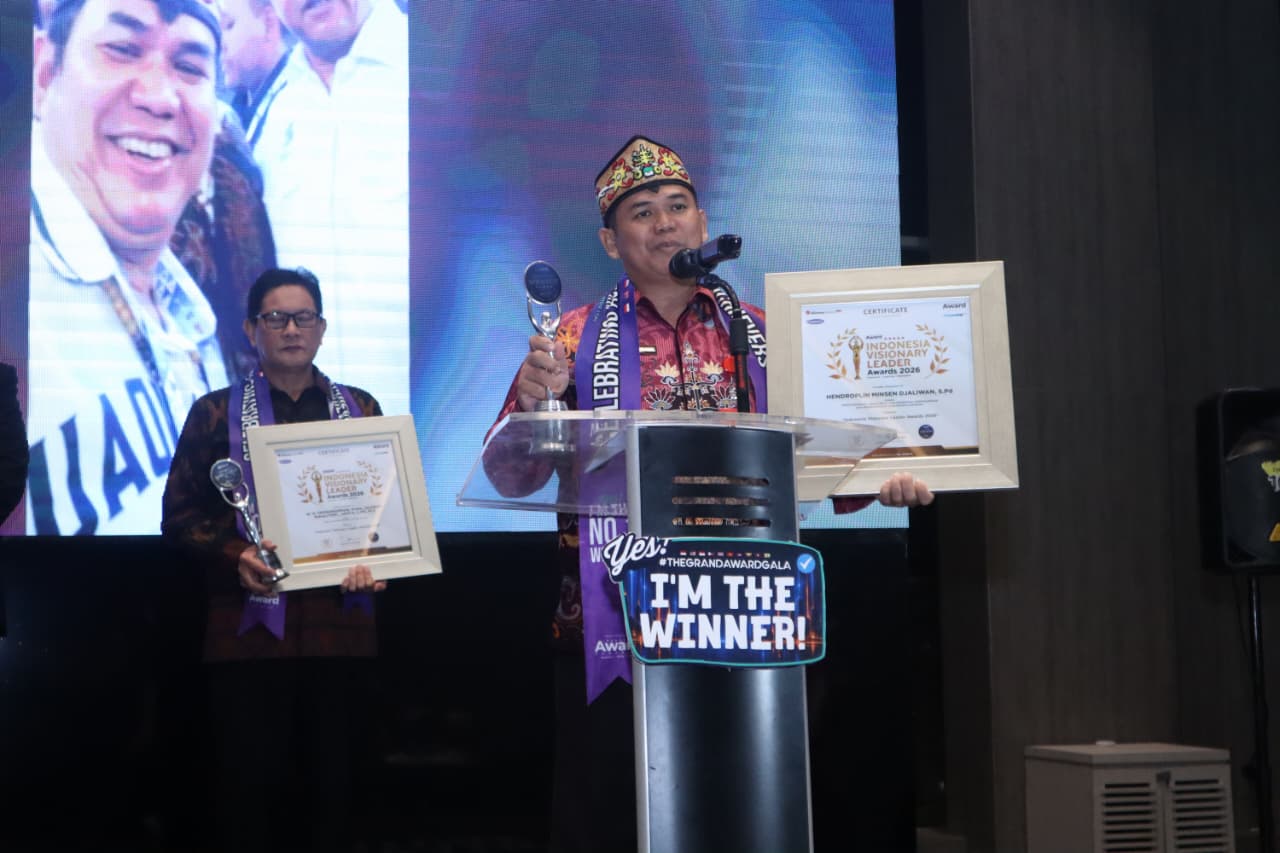 Hendroplin Minsen Djaliwan Receives Indonesia Visionary Leader Award 2026 for Strengthening Regional Economic Development